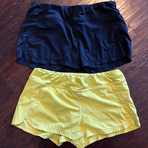 Two (2) Pair Athleta Pulse Running Shorts - Picture 1 of 8